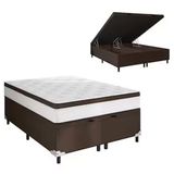 Cama Box King Size Noah Ortopédico com Molas Ensacadas EPS e Revestimento em Poliéster 70x193x203cm Portobello