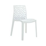Cadeira Gruvyer Sala De Jantar Branco - D&#39;rossi
