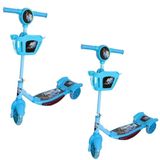 Kit Com 2 Patinete Infantil Com Cesta Azul Bw010r Importway
