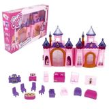 Playset Meu Castelo Encantado Com Acessórios - 15 Peças - Wellkids