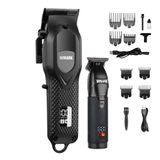 Kit 2 Maquina De Cabelo Wmark Ng 119 E Ng 318 Digital
