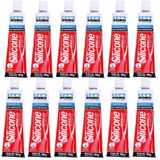Silicone Alta Temp. Tekbond Vermelho 50g - Kit 12 Und.