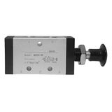 Válvula Pneumática 5/2 Vias Botão Trava 4r210-08