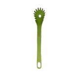 Colher Pegador De Macarrão Nylon Talher Utensílio Verde 28cm