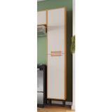 Paneleiro 2 Portas 220cmx40cm Nápoles Cinamomo/off White