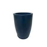 Vaso Plantas Coluna Liso Azul Polietileno 53cm X 33cm X 22cm