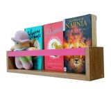 Prateleira Nicho Organizador Quarto Infantil Mdf Rosa 55cm