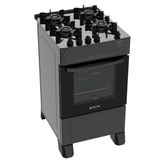 Fogão 4 Bocas Atlas Monaco Top Glass Acendimento Automático