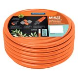 Mangueira Multi 1-2&quot; Tramontina Laranja Em Pvc 3 Camadas 30 M Com Engates Rápidos E Esguicho Tramontina