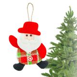 Enfeite Natal Boneco Pendurar P - Papai Noel 15cm