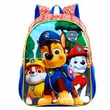 Mochila Patrulha Canina Paw Patrol Escolar Tamanho Grande