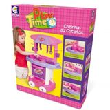 Cozinha Infantil Com Acessórios - Play Time - Rosa - Cotiplás
