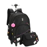 Mochila Barbie Rodinhas + Lancheira Térmica Arco-íris