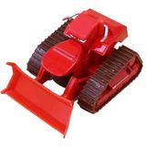 Miniatura Carros Disney Chuy Bulldozer Vermelho 1:55