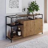 Balcão Buffet Bar 135cm 2 Portas York