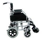 Cadeira De Rodas Alumínio Praxis | Dobrável | Rodas 12 | Resistente | 115 Kg