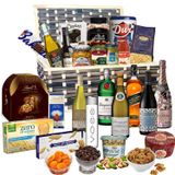 Cesta De Natal Premium Versalles - Whisky, Vinho, Espumante, Gin, Panetone, Pêssego