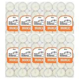 Velas Flutuantes Brancas 100 Unidades 3,5x1cm