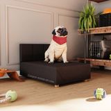 Cama Box Pet Cachorro Porte Menor 60 Cm Magie Cor Marrom