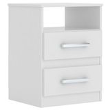 Mesa De Cabeceira Ares Flex M07 Branco/rosa/azul/lilás