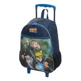 Mochila Rodinha Naruto Shippuden Pacific - Resistente - 48x32x15cm