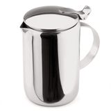 Bule De Aço Inox Com Tampa Alça 550ml Café Chá Leite Água Serviço De Mesa Servir Casa Cozinha Festa