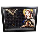 Quebra-cabeça Mdf Religioso Imaculado Coração De Maria 300