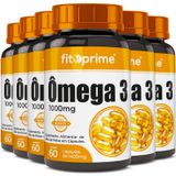 Kit 6 Ômega 3 Óleo De Peixe 1000mg Com 60 Cápsulas Fitoprime