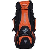 Mochila Camping 55l Mc3101 Laranja Confortável