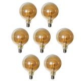 Lampada Multifilamento Led 30w Kit 7 Unidades Bivolt Vintage Decoraçao Retro Lustre Pendente Ilumina