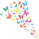 Adesivo De Parede Decorativo Infantil Borboletas