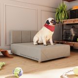 Cama Box Pet Dog Romeu Cachorro Porte Maior 80 Cor Nude