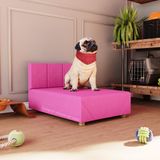 Cama Box Pet Cachorro Porte Menor 60 Cm Agata Cor Pink - Comprar Moveis Em Casa