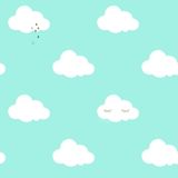 Papel De Parede Infantil De Nuvens Fofura Baby Ff4013.