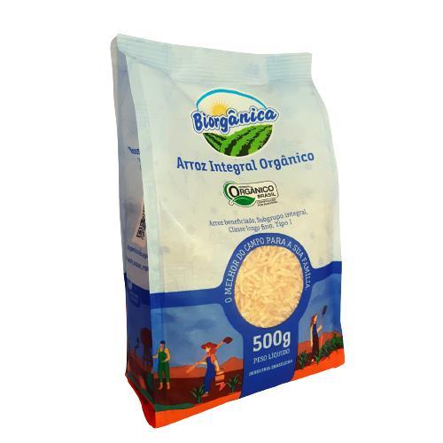 Arroz Agulhinha Integral Orgânico Biorgânica 500g