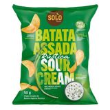 Chips Batata Inglesa Rústica Assado Sour Cream Solo Snacks