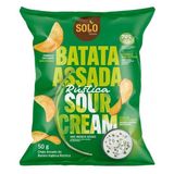 Chips Batata Inglesa Rústica Assado Sour Cream Solo Snacks