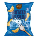 Chips De Batata Inglesa Rústica Assado  Solo Snacks 50g