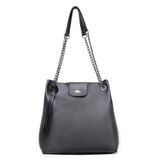 Bolsa Soft Shopper Feminina Com Corrente E Fecho Magnético
