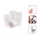 Copo De Papel Branco 60ml Biodegradável Para Café Com 50 Un.