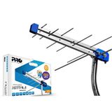 Antena Externa Hdtv Digital Vhf-uhf-fm-hdtv C- Mastro E Cabo De 12m Prohd-3610