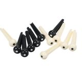 Kit 6x Pino De Guitarra Avulso Cor:preto