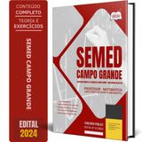 Apostila Semed Campo Grande Ms 2024 Professor Matemática
