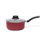 Panela Com Tampa Ruby -  18 X 8 Cm 1,9 L - Vermelha - Brinox 18 X 8 Cm 1,9 L Vermelho Brinox