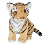 Tigre Filhote Pelúcia 22cm Animal Predador Selva Floresta