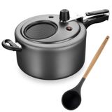 Panela De Pressão Com Visor 6 Litros Antiaderente + Concha