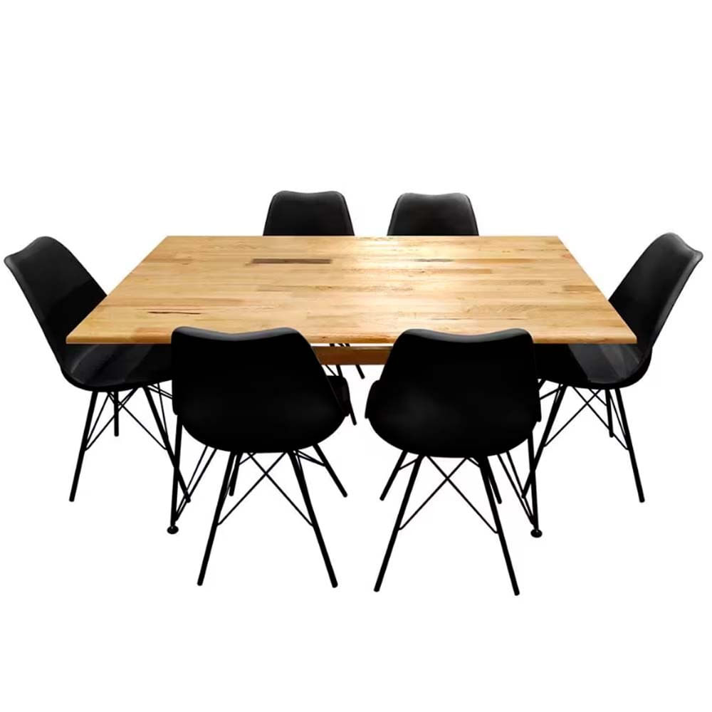 Mesa De Jantar Saarinen Com 6 Cadeiras Seatco