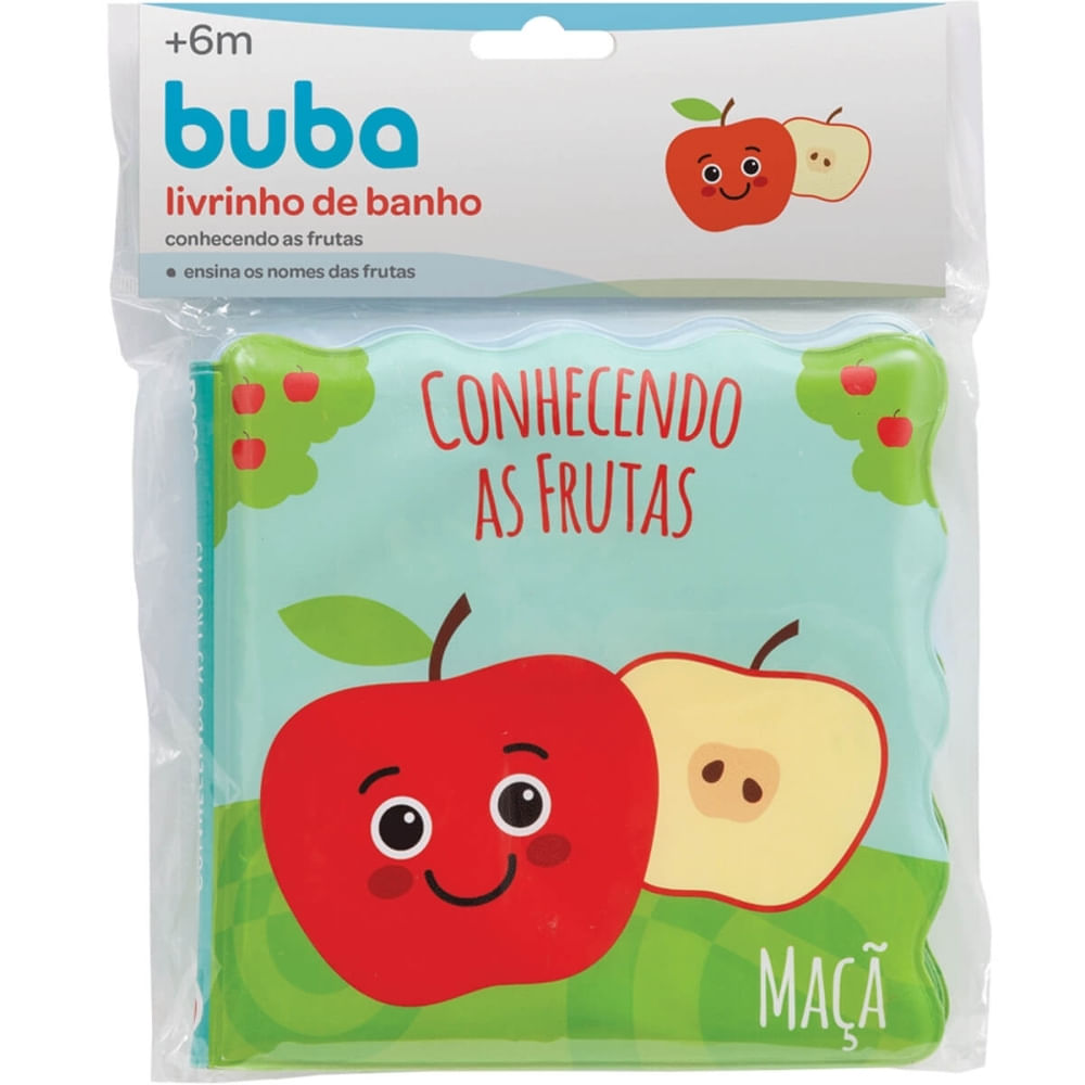 Livro De Banho Conhecendo As Frutas Buba