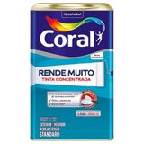 Tinta Acrílica Fosca Rende Muito Tubarão Branco 16 Litros - 5764557 - Coral