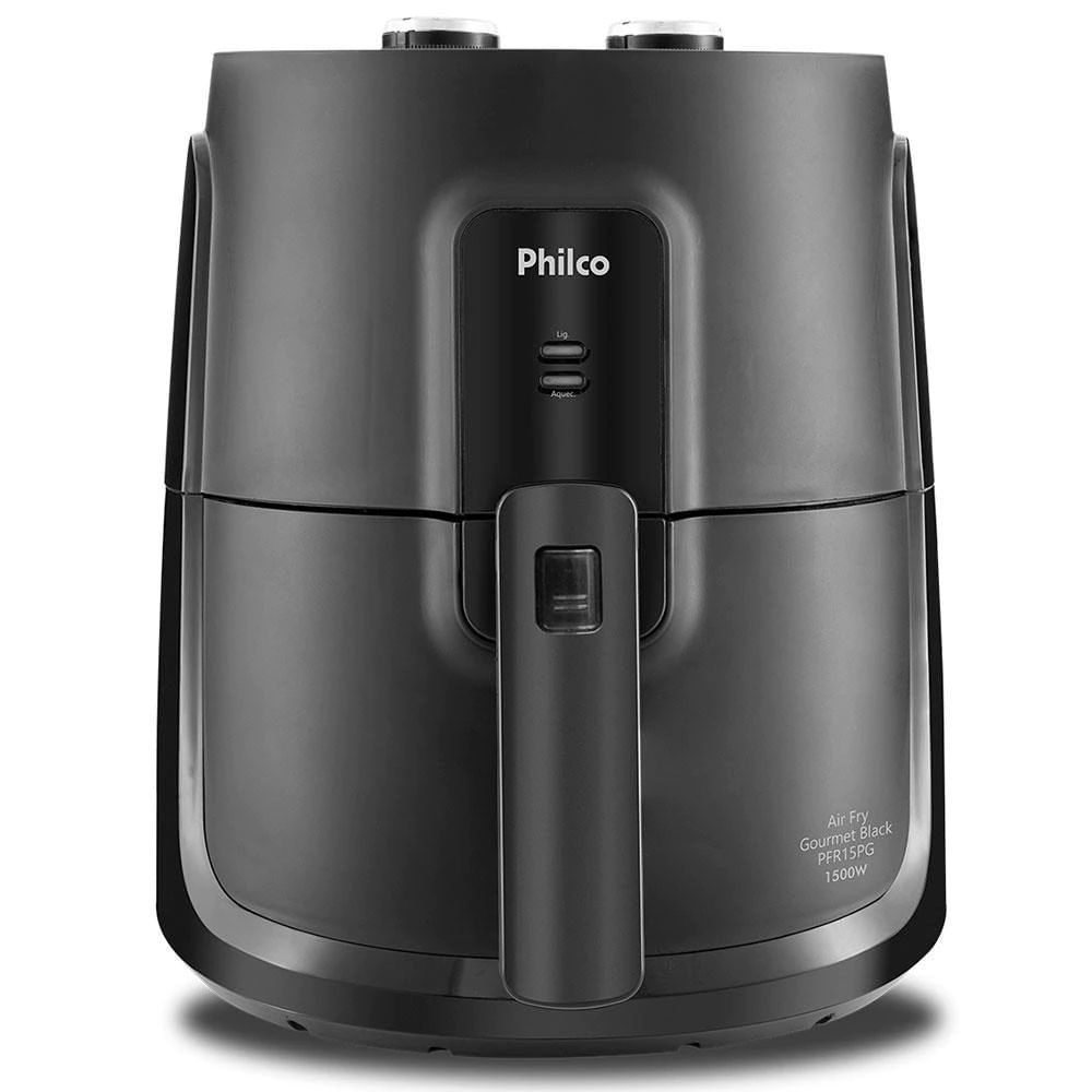 Fritadeira Air Fryer Philco Pfr15pg Gourmet Black 4l 1500w 220v